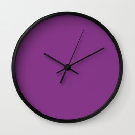 Happy Purple Wall Clock