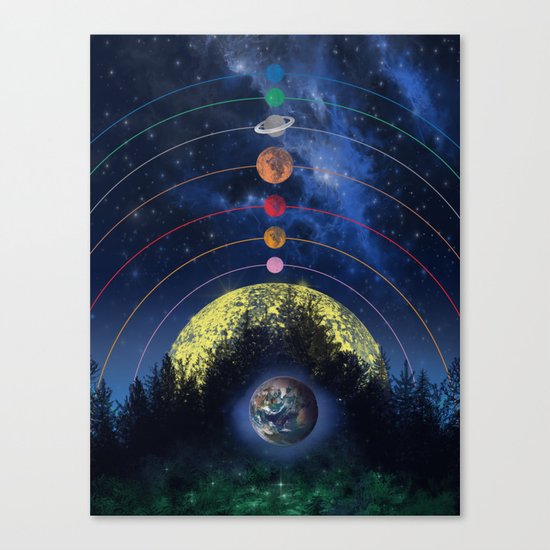 solar system Canvas Print