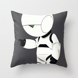 Marvin the Paranoid Android - The Hitchhiker's Guide to the Galaxy Throw Pillow