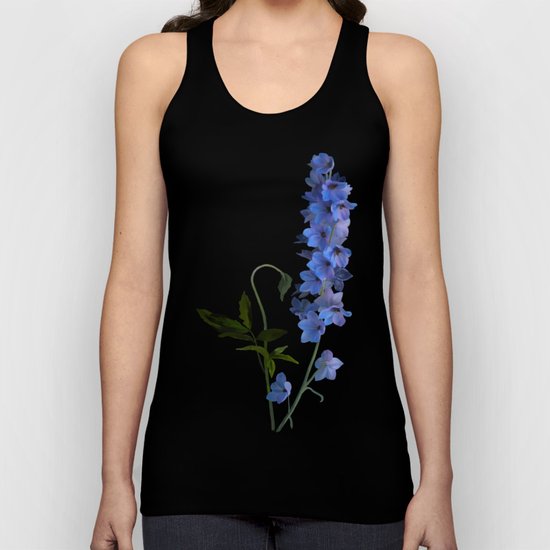 Consolida, watercolors Unisex Tank Top
