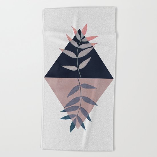 Geometry and Nature 3 Beach Towel