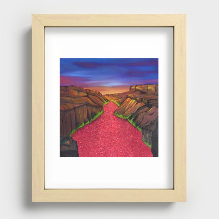 Glitter Gorge Recessed Framed Print