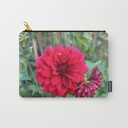 Blooming Red Carry-All Pouch | Garden, Castle, Flower, Color, Kingdom, Digital, Katelg, Red, Bloom, Scotland 