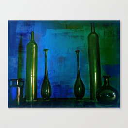 glass is green Canvas Print