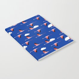 Flying flamingos Notebook