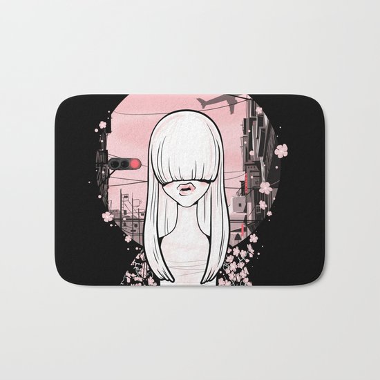 invisible girl Bath Mat