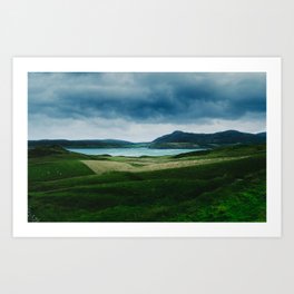 A field in Scotland Art Print