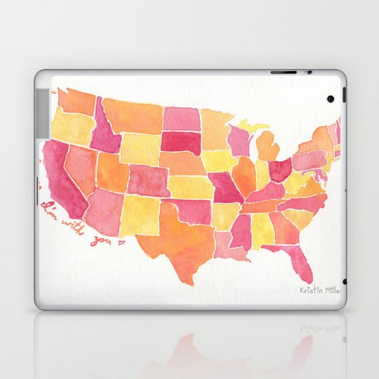 Home is wherever I'm with you Laptop & iPad Skin