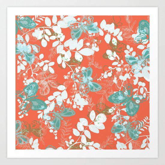 adrienne coral Art Print
