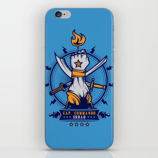 CAP. COMMANDO TEAM iPhone & iPod Skin