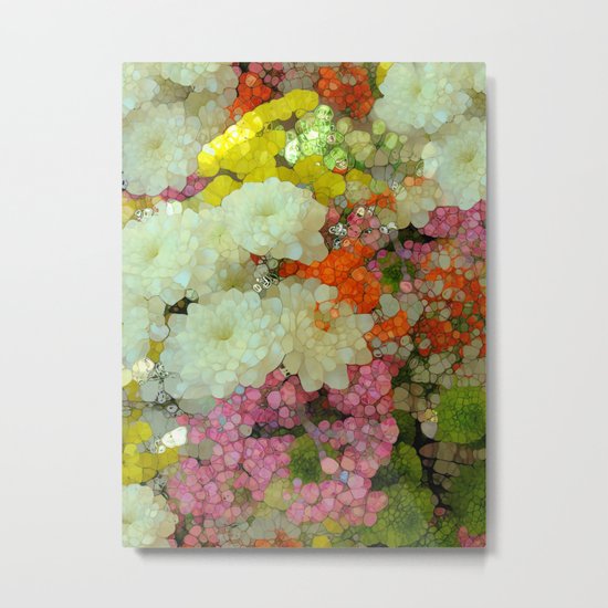 Joyous Spring Bouquet Metal Print