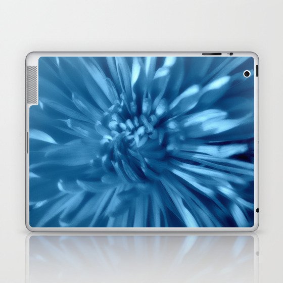 Sky Blue Mums Laptop & iPad Skin
