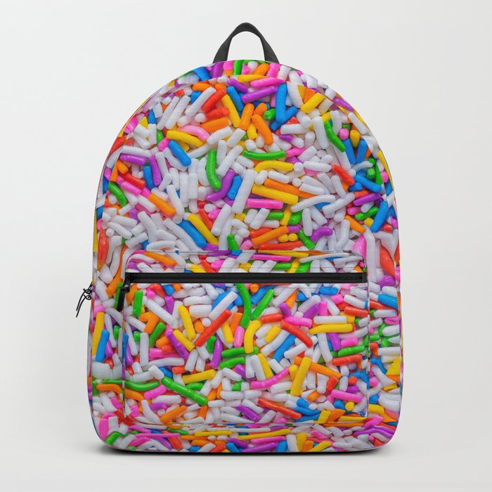Dessert Rainbow Sprinkles Pattern Backpack