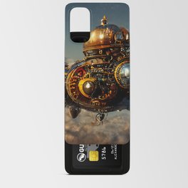 Steampunk Spaceship Android Card Case