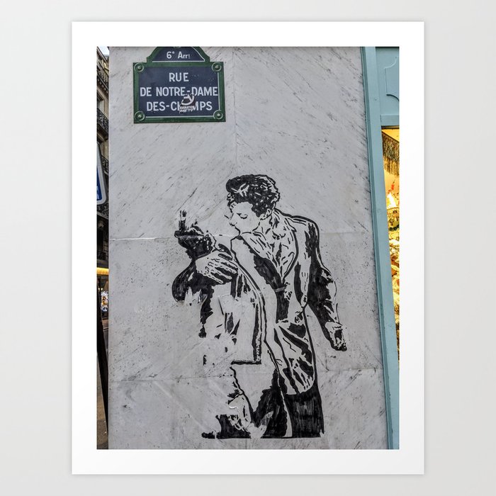 paris street art Art Print