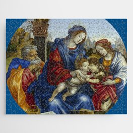 Filippino Lippi "The Holy Family with Saint John the Baptist and Saint Margaret" Jigsaw Puzzle