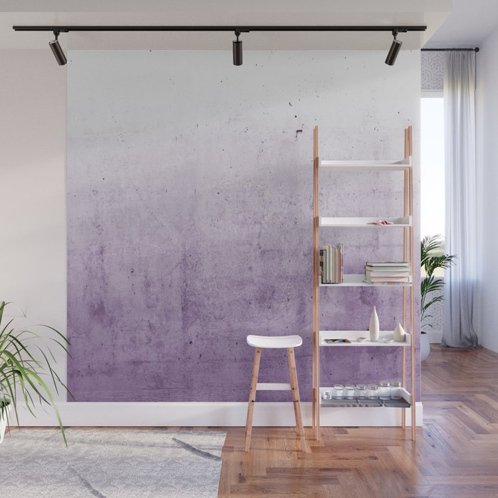 Radiant Orchid Purple Ombre Wall Mural By Cafelab Society6 Murs pastel ombre paint ombre walls purple walls room decor wall decor ideias diy interior decorating interior design. radiant orchid purple ombre wall mural by cafelab