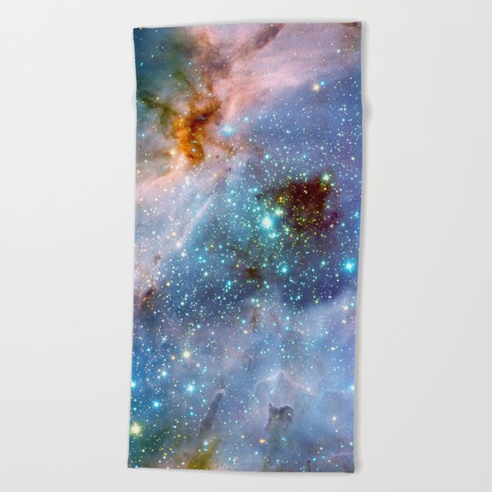 Nebula Beach Towel