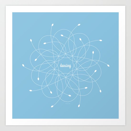 Ornament – dancing Art Print