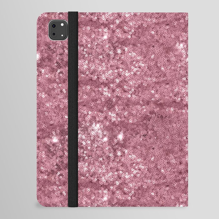 Luxury Pink Glitter Sequin Pattern iPad Folio Case