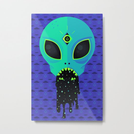 Alien Flu Metal Print