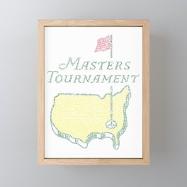 Masters Tournament Framed Mini Art Print