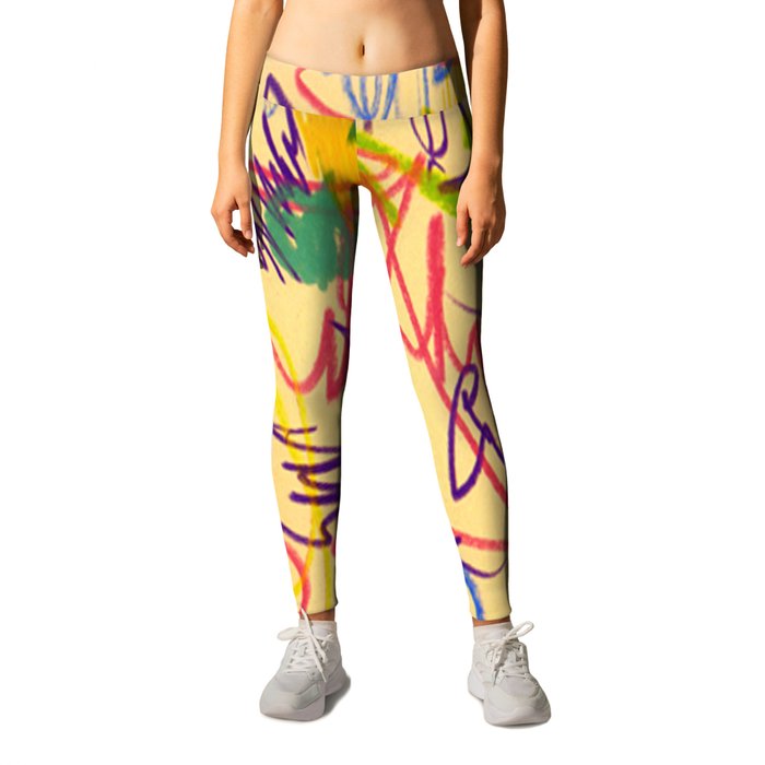squiggletown twombly Leggings