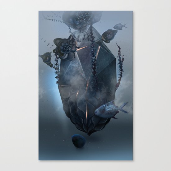 Warm stone Canvas Print