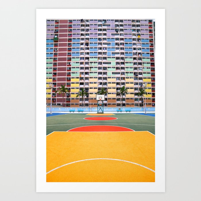 Hong Kong  - Popping colors 2 Art Print