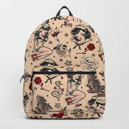 Suzy Sailor Pattern Backpack
