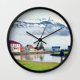 Seydisfjordur, Iceland Wall Clock