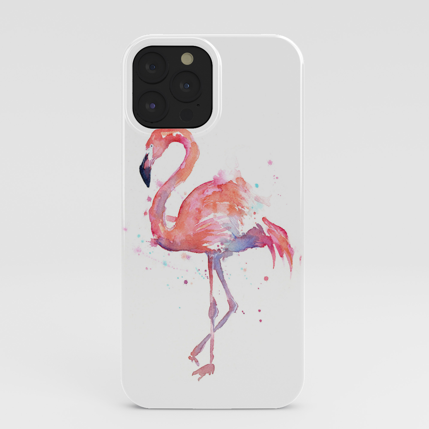Pink flamingo iphone case clearance