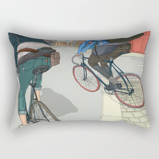 City traveller Rectangular Pillow