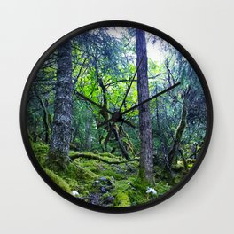 Lost In Green Updated Wall Clock
