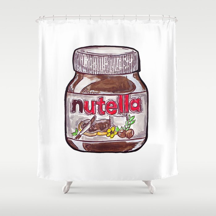 Nutella Shower Curtain