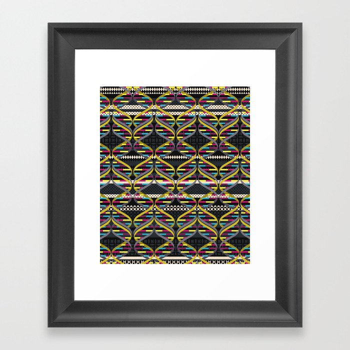 Pattern DNA Framed Art Print