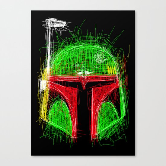 Sketchy Boba Canvas Print