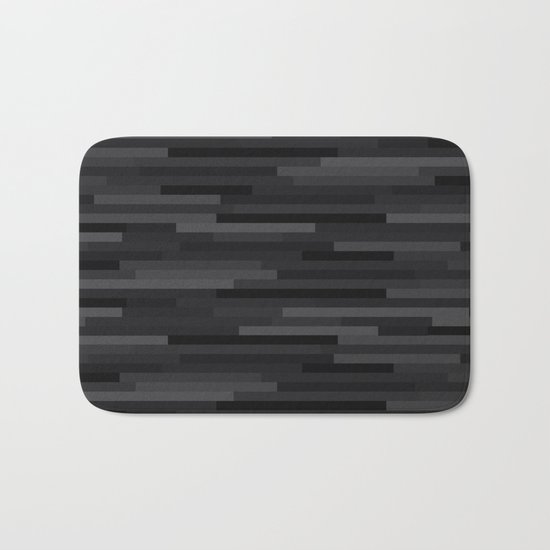 Black Estival Mirage Bath Mat