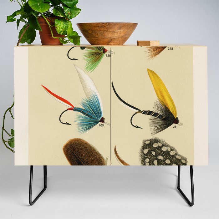 Illustrated Bass Flies Fishing Chart from Favorite Flies and Their