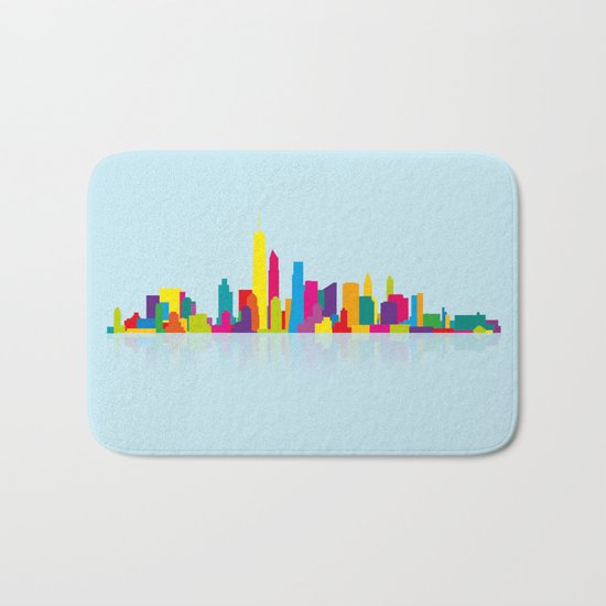 New WTC Skyline Bath Mat