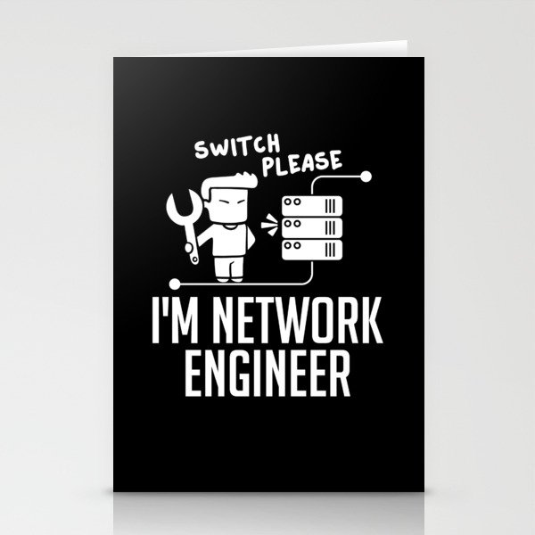 Network Engineer Director Computer Engineering Stationery Cards