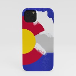 Colorado Winter Flag iPhone Case