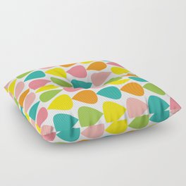 Plectrum Colourful Geometric Springtime Pattern  Floor Pillow