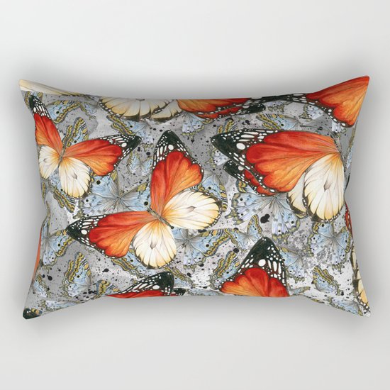 Butterflies #2 Rectangular Pillow