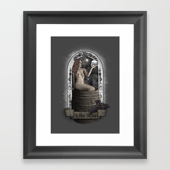 In Vino Veritas Framed Art Print