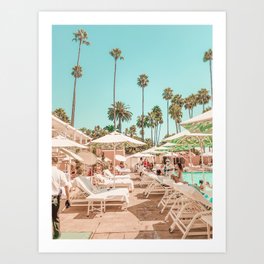 Beverly Hills Pool Art Print
