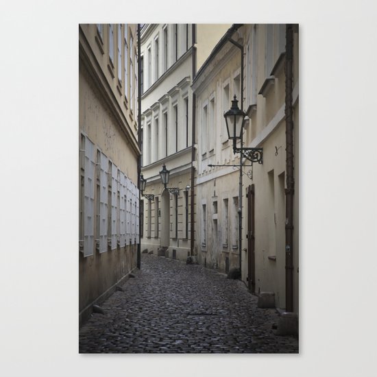 Alleyway in Prague Canvas Print