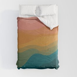 Desert Mountains In Color Comforter