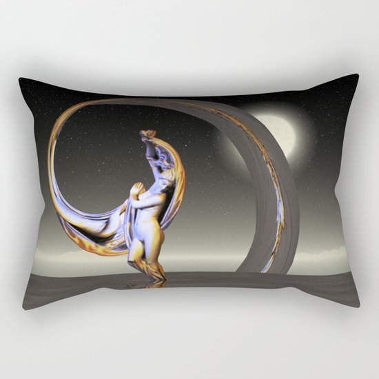 Hold your joys close and let the rest wash away Rectangular Pillow