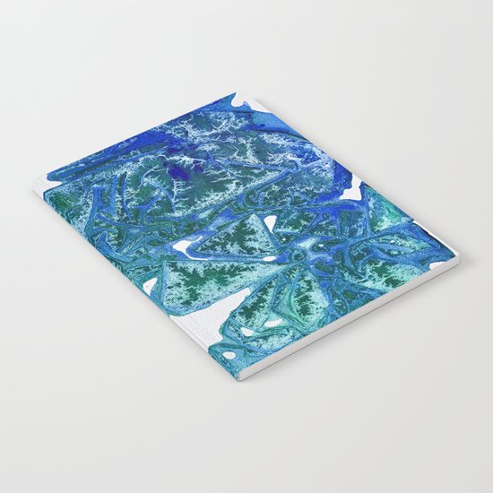 Sea Leaves, Environmental Love of the Ocean Blue Notebook